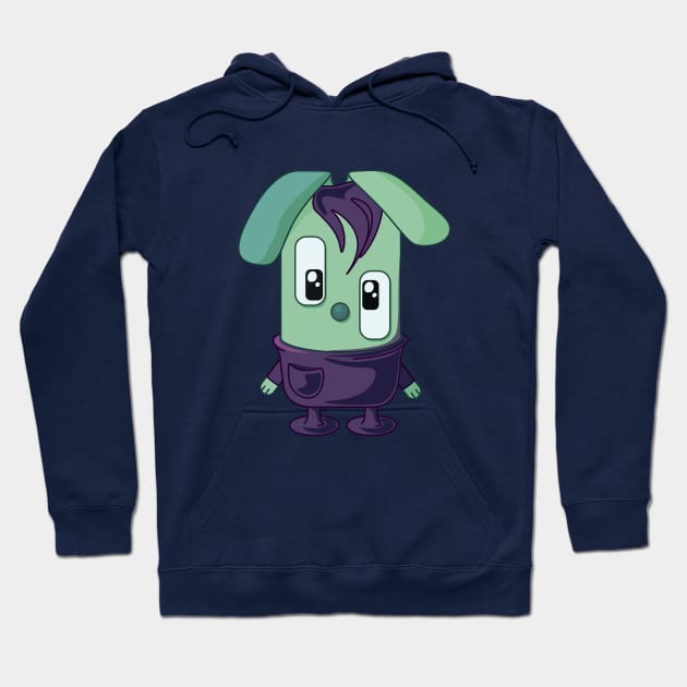 Kooky rabbit #4 Hoodie by DariaMT